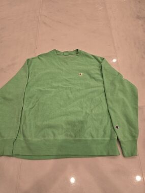 Champion Men's Crewneck Sweatshirt - Light Green